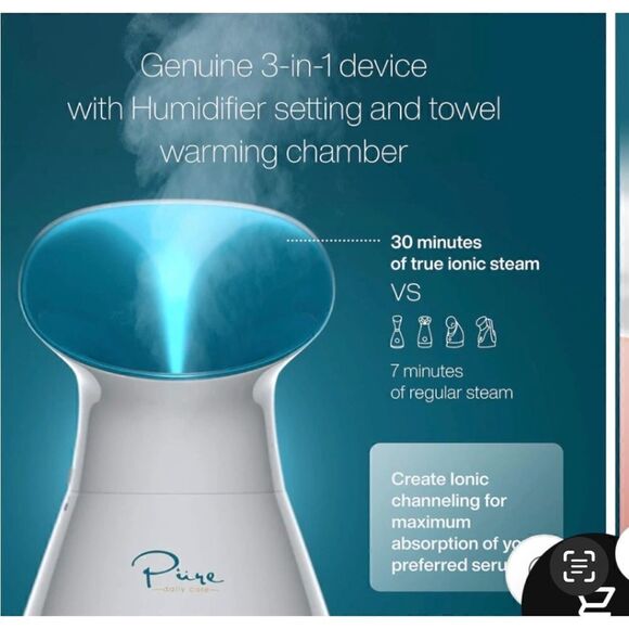 Pure zone nano facial steamer /humidifier towel warmer - Picture 4 of 6